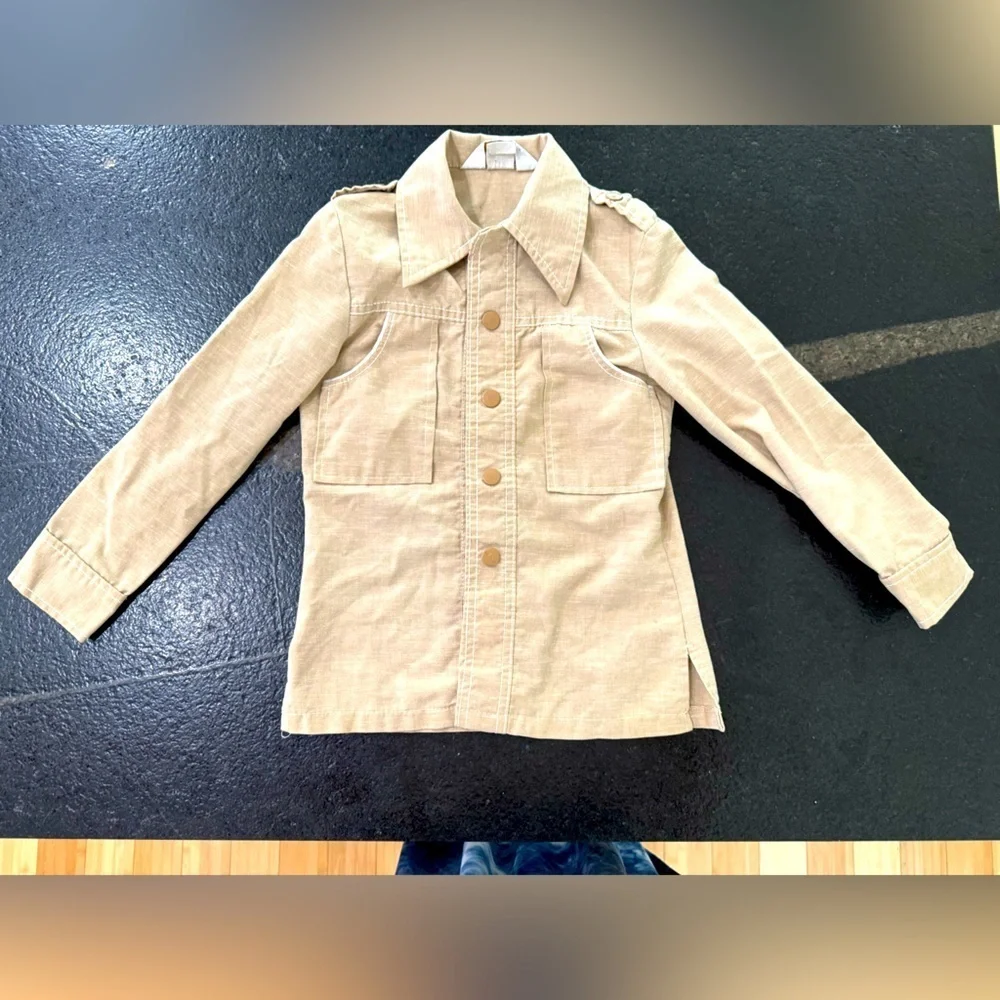 1970s Boys Size 8 Vintage JC Penny Jacket